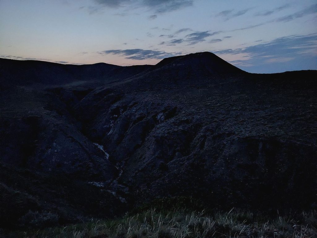 The Marias River badlands.